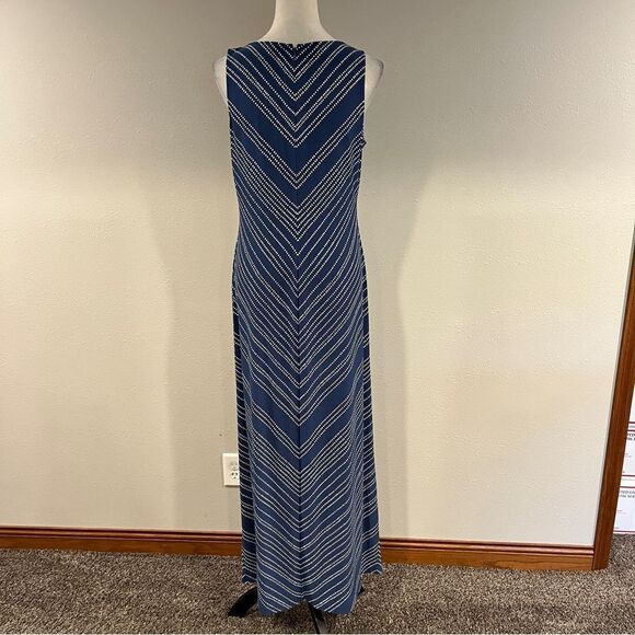 Summer sleeveless dot print Maxi Dress - Picture 6 of 13